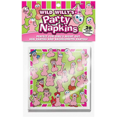 Hens Party Luncheon Size Napkins - Wild Willy